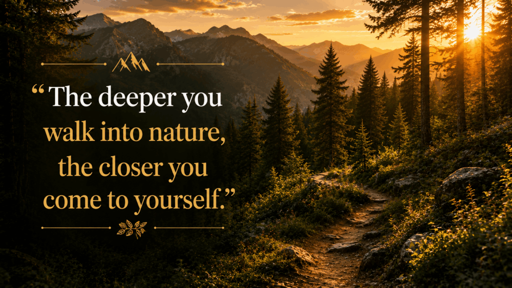 Aesthetic Forest Captions