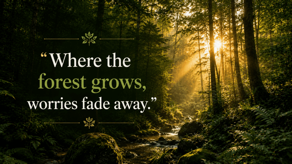 Cute Forest Captions