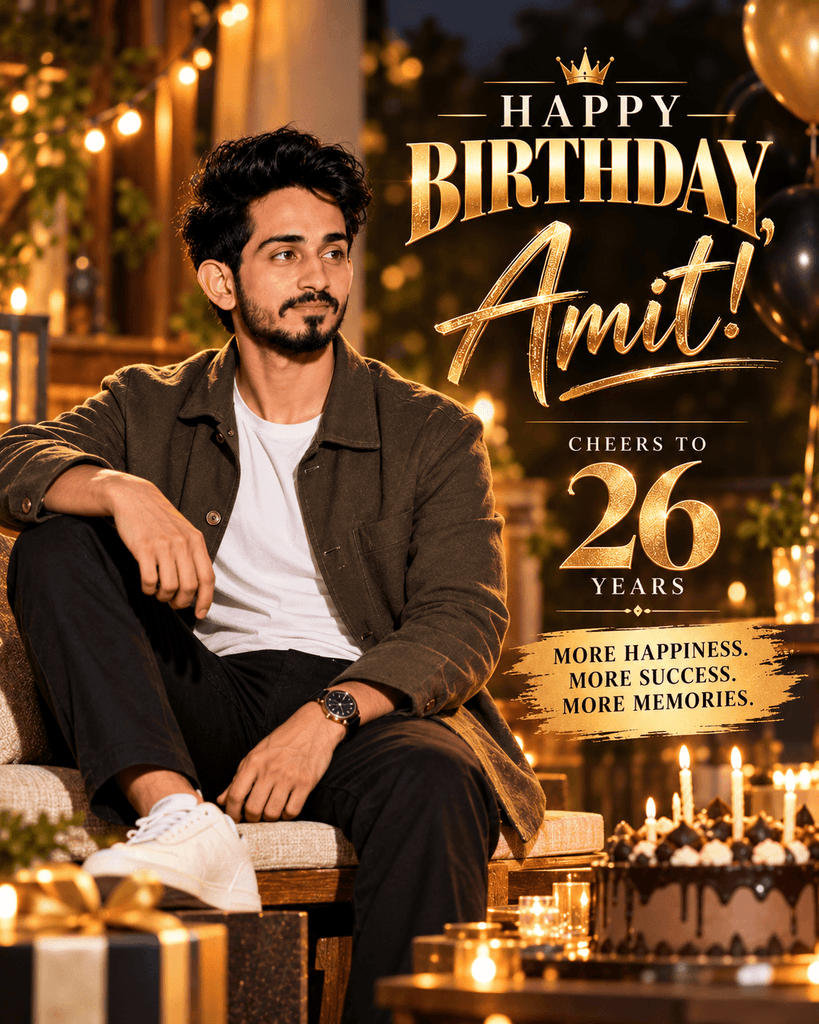 Birthday Poster for a Friend